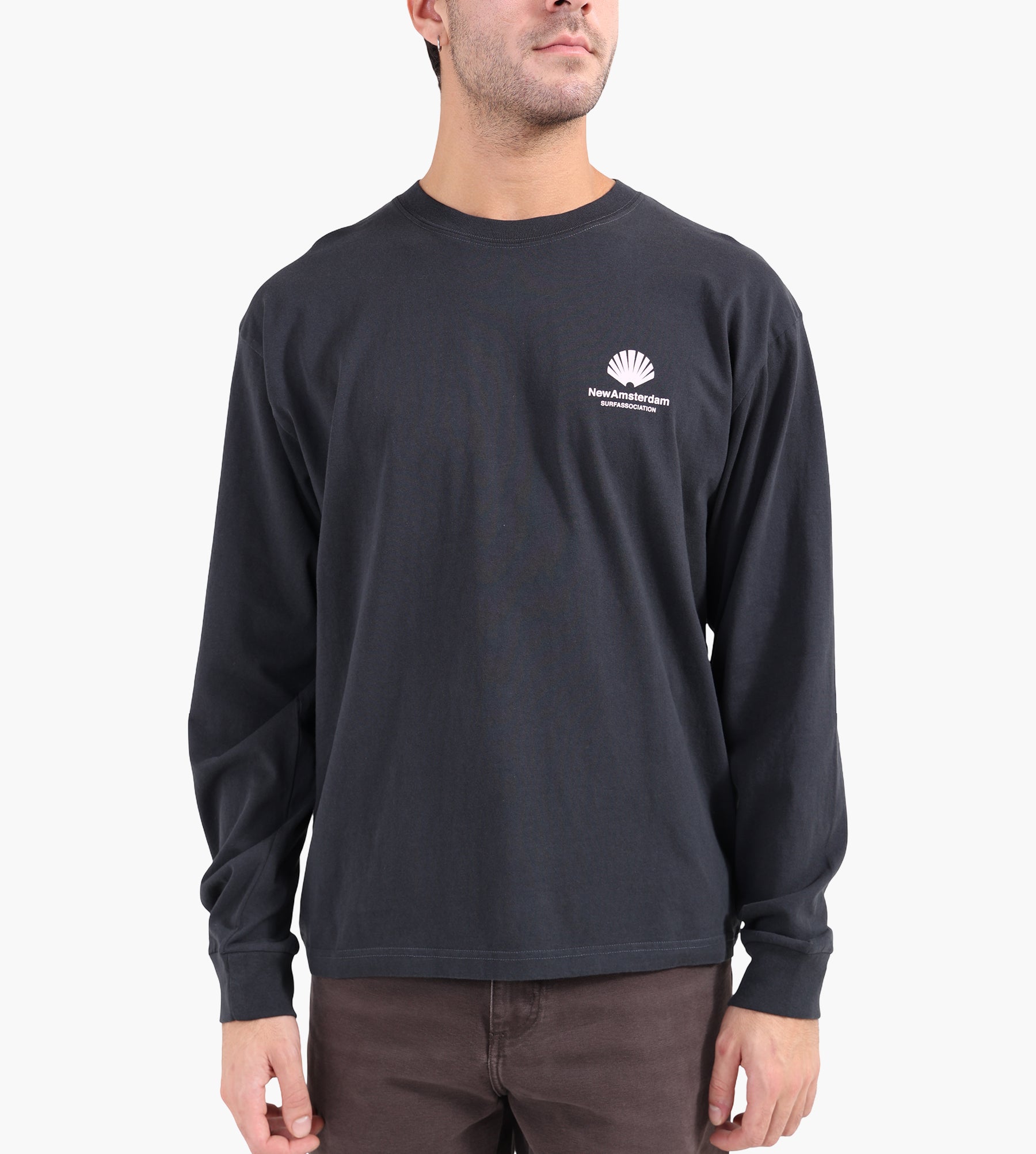 New Amsterdam Surf Association Target Longsleeve Anthracite