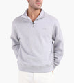 OLAF Signature Zip Mock Heather Grey