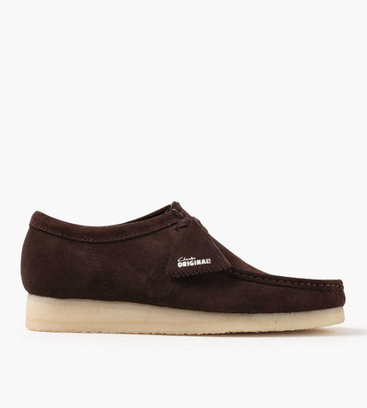 靴 CLARKS ORIGINALS - Wallabee browen 8.5 Clarks Originals Wallabee Dark Brown Suede