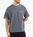 Baskèts Modern Contrast Tee Graphite