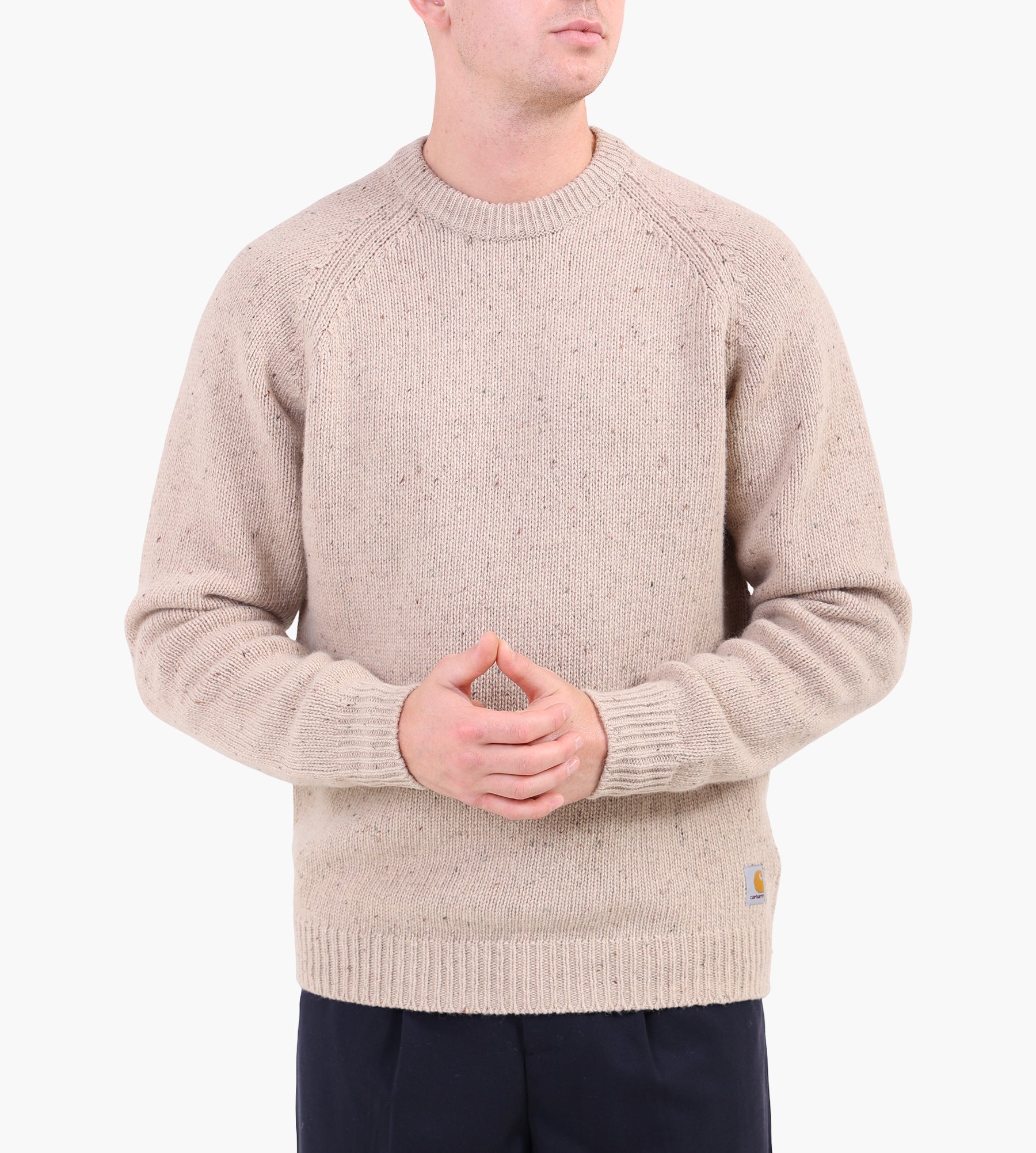 Carhartt WIP Anglistic Sweaterer Speckled Fleur De Sel