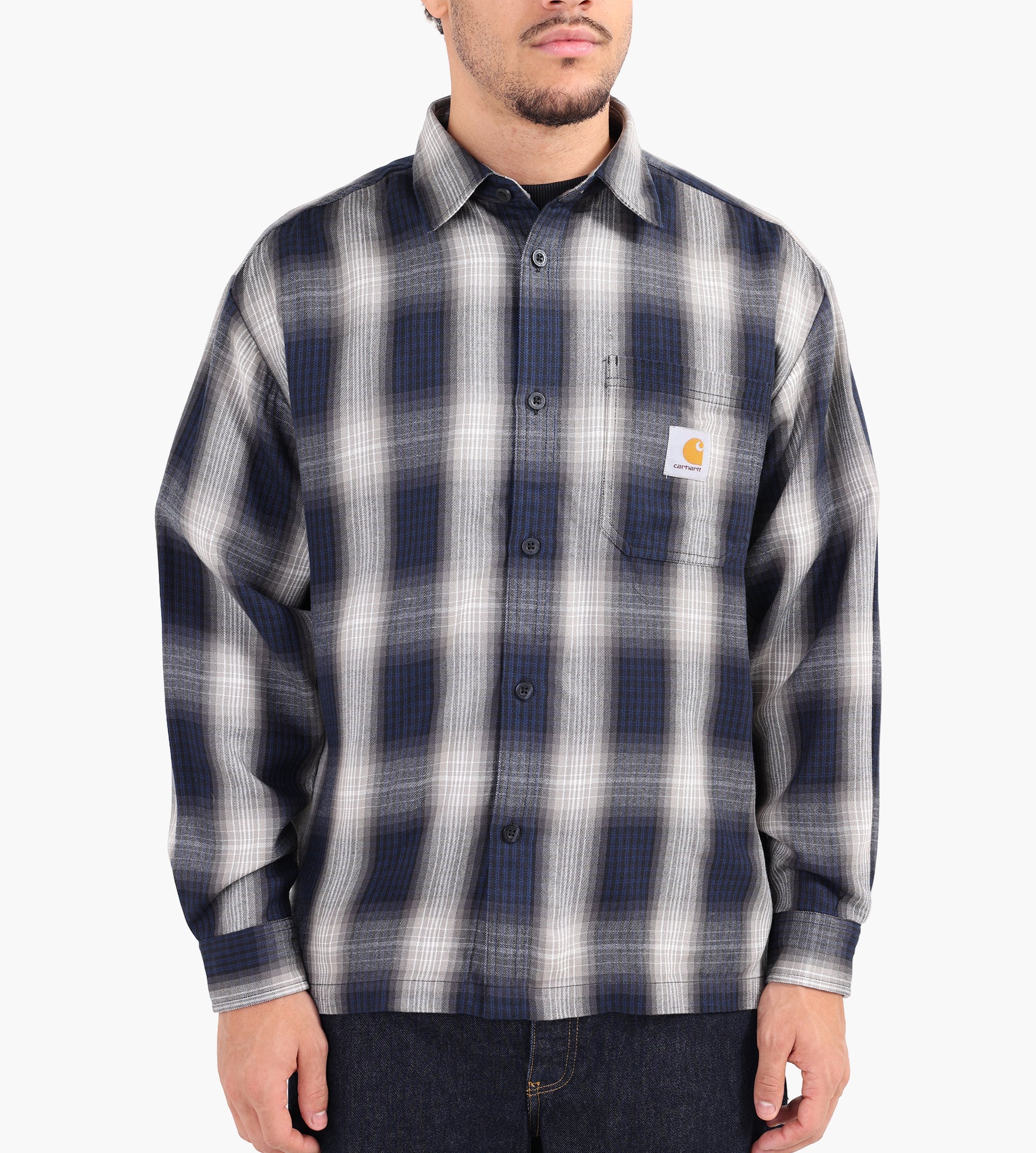 Carhartt WIP Harlin Shirt Harlin Check Jupiter