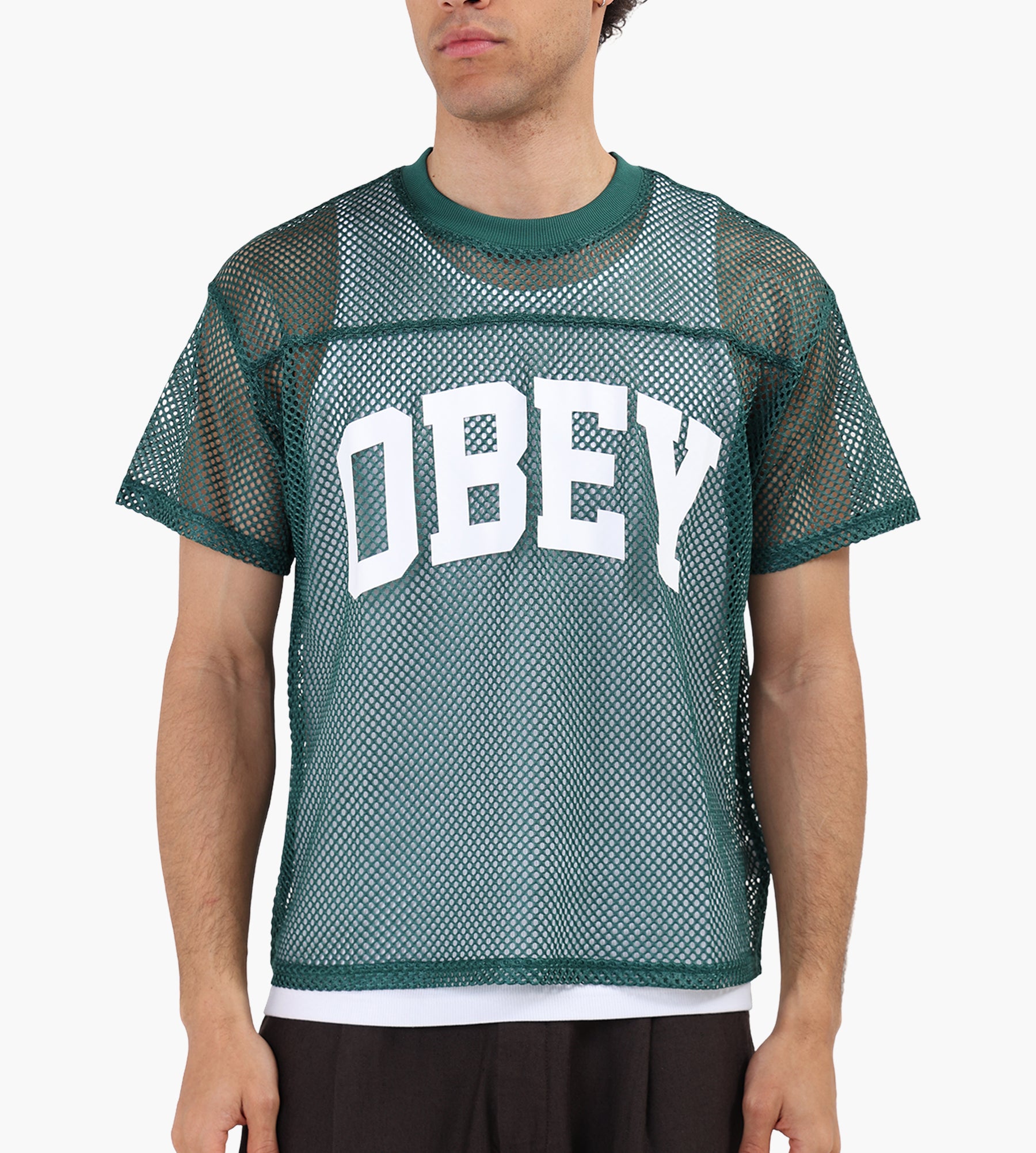 Obey Collegiate Practice Jersey Rainforest