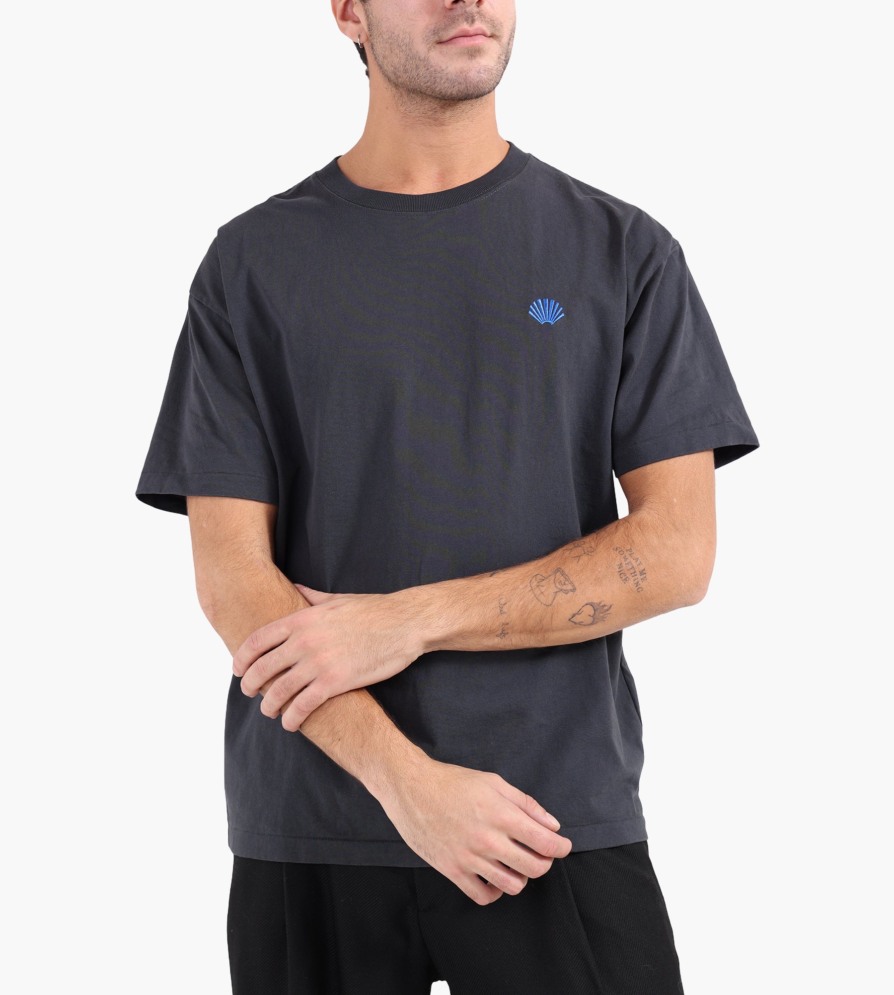 New Amsterdam Surf Association Mini Logo Tee Anthracite