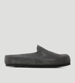 Birkenstock Amsterdam Wrapped Suede Leather Charcoal
