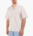 Libertine-Libertine Volcano 3694 Short Sleeve Shirt Brown Pin