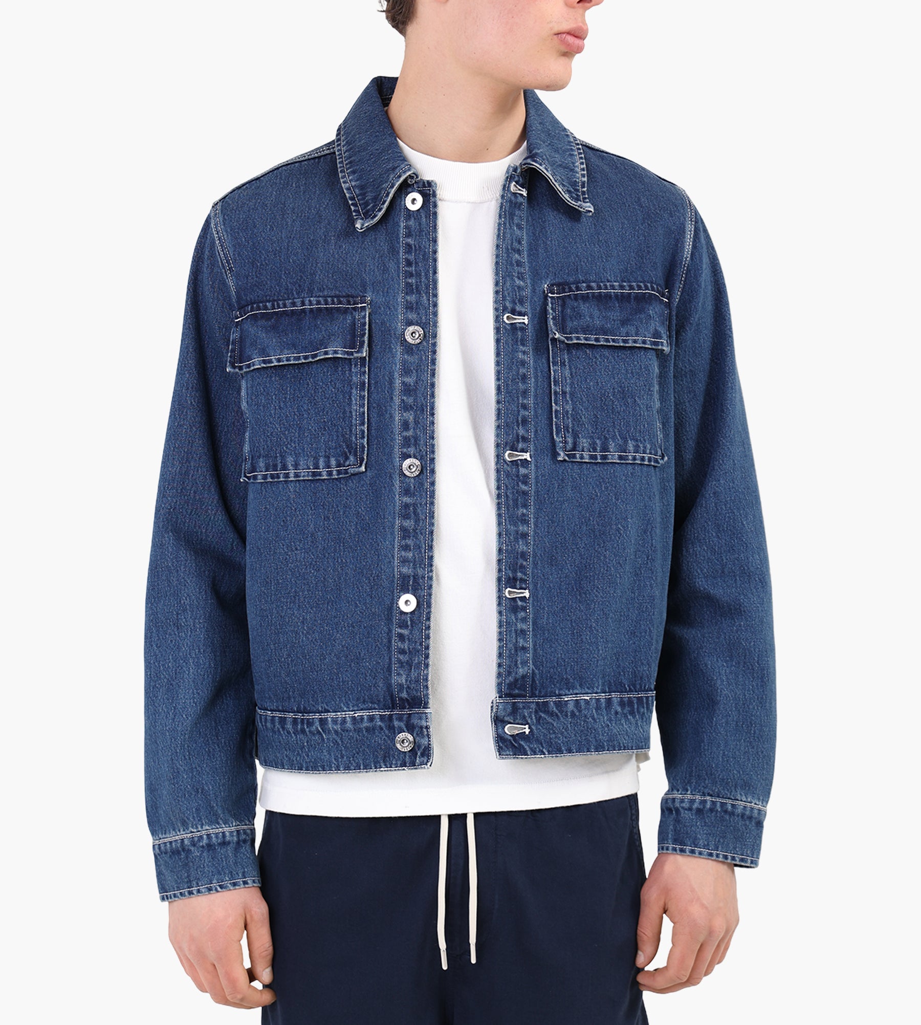 Libertine-Libertine Mind 3409 Overshirt Washed Blue