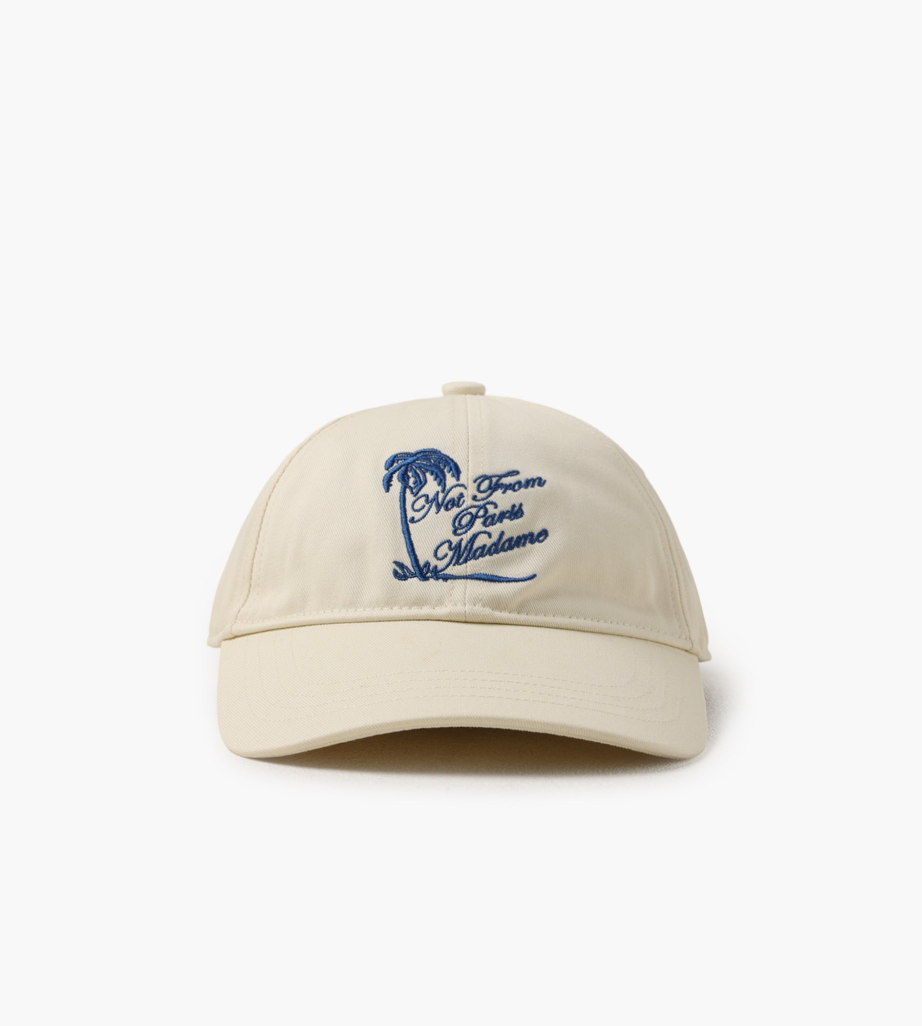 Drôle de Monsieur Casquette Slogan Palmier Off White