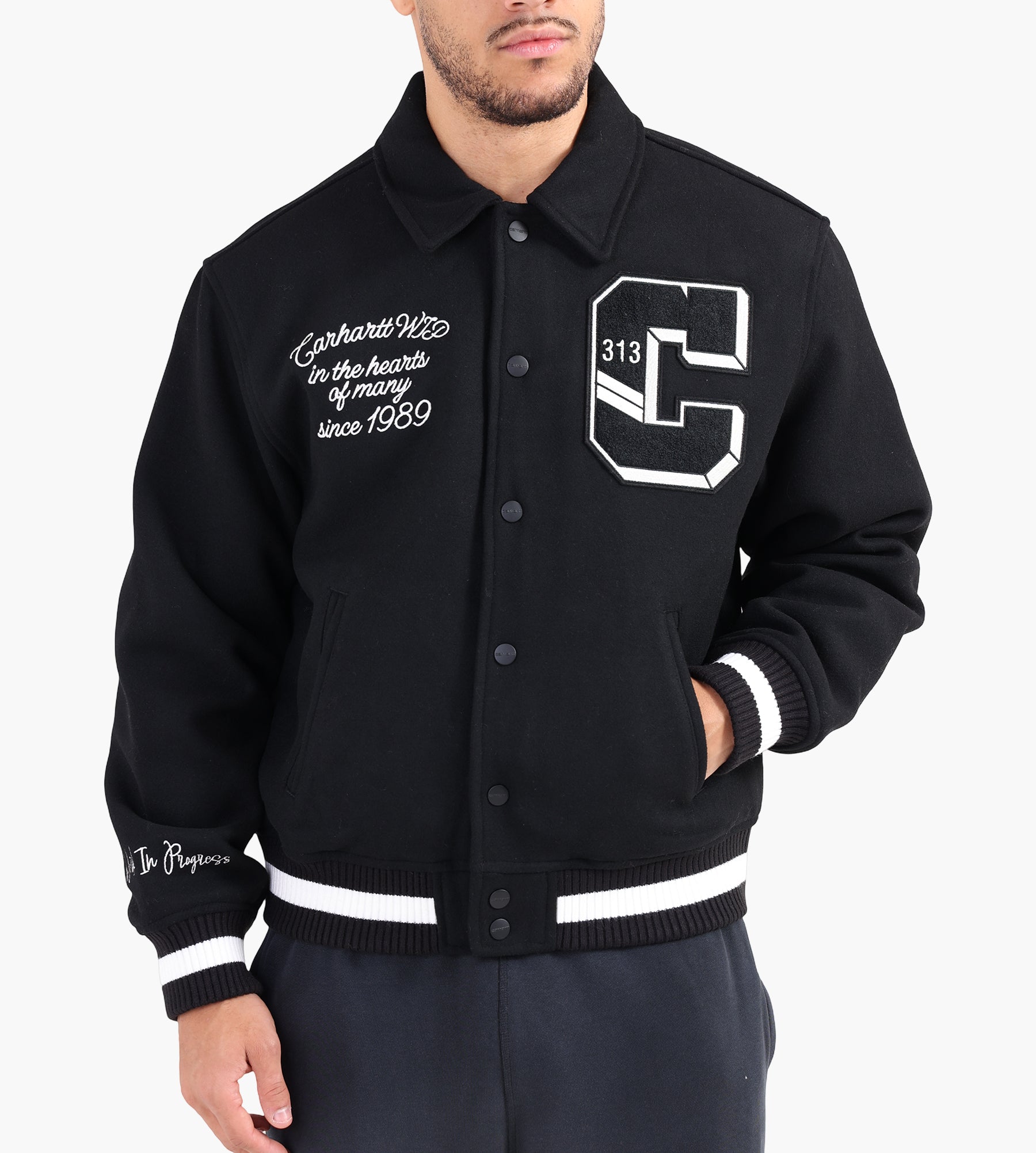 Carhartt WIP World Class Varsity Black