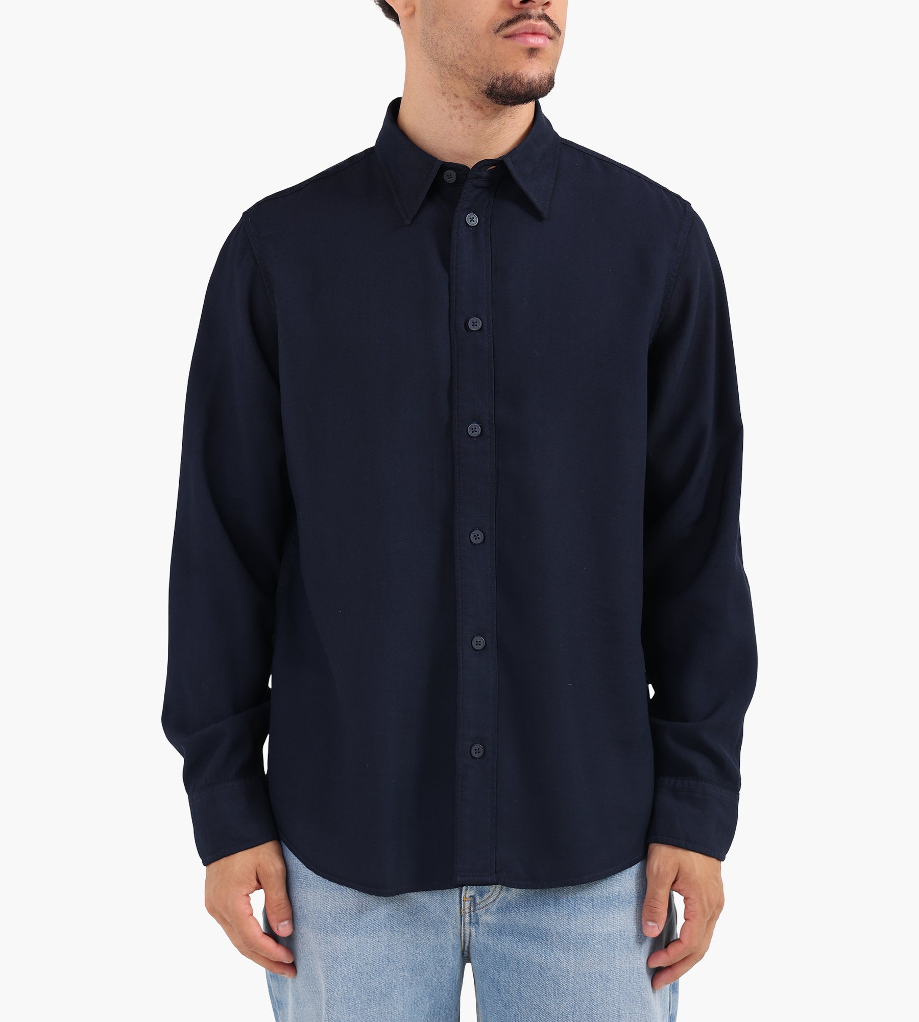 NN.07 Colby 5027 Shirt Navy Blue