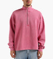 New Amsterdam Surf Association Plate Half Zip Washed Pink