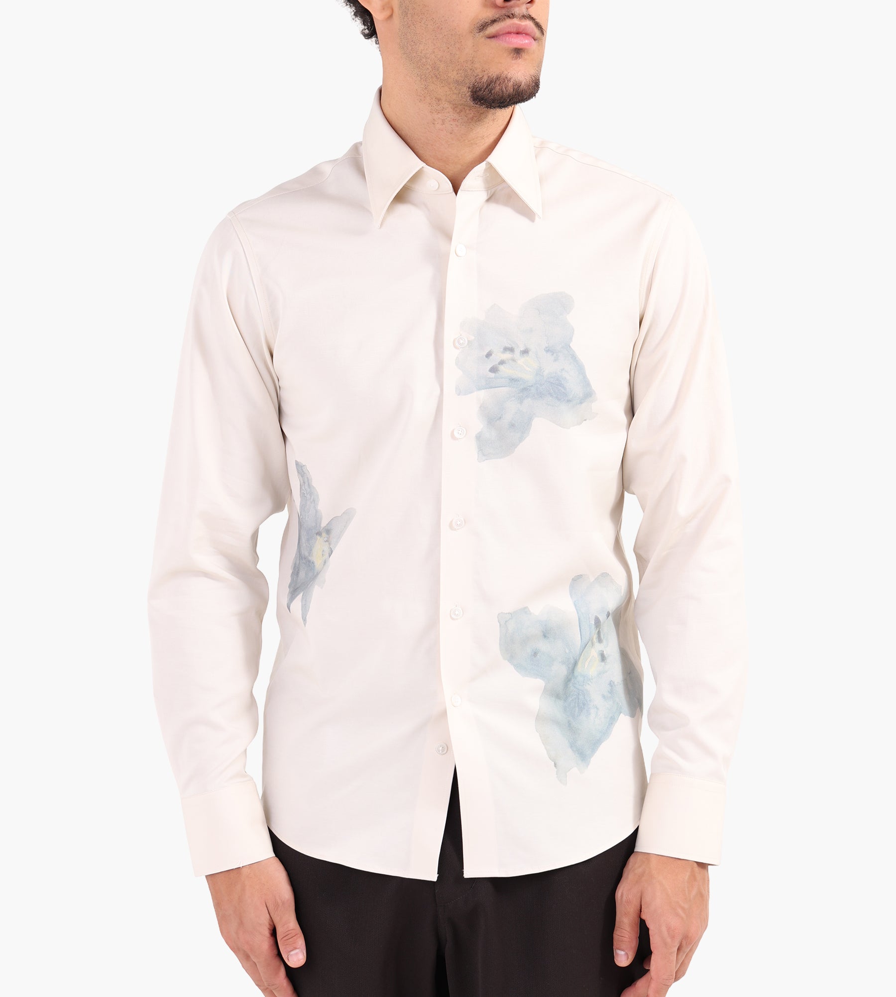 Pinkorange Lily Shirt Off-white