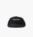 about:blank Box Cap Nylon Black Ecru