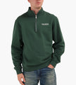 Palmes Remember Zip Sweatshirt Dark Green