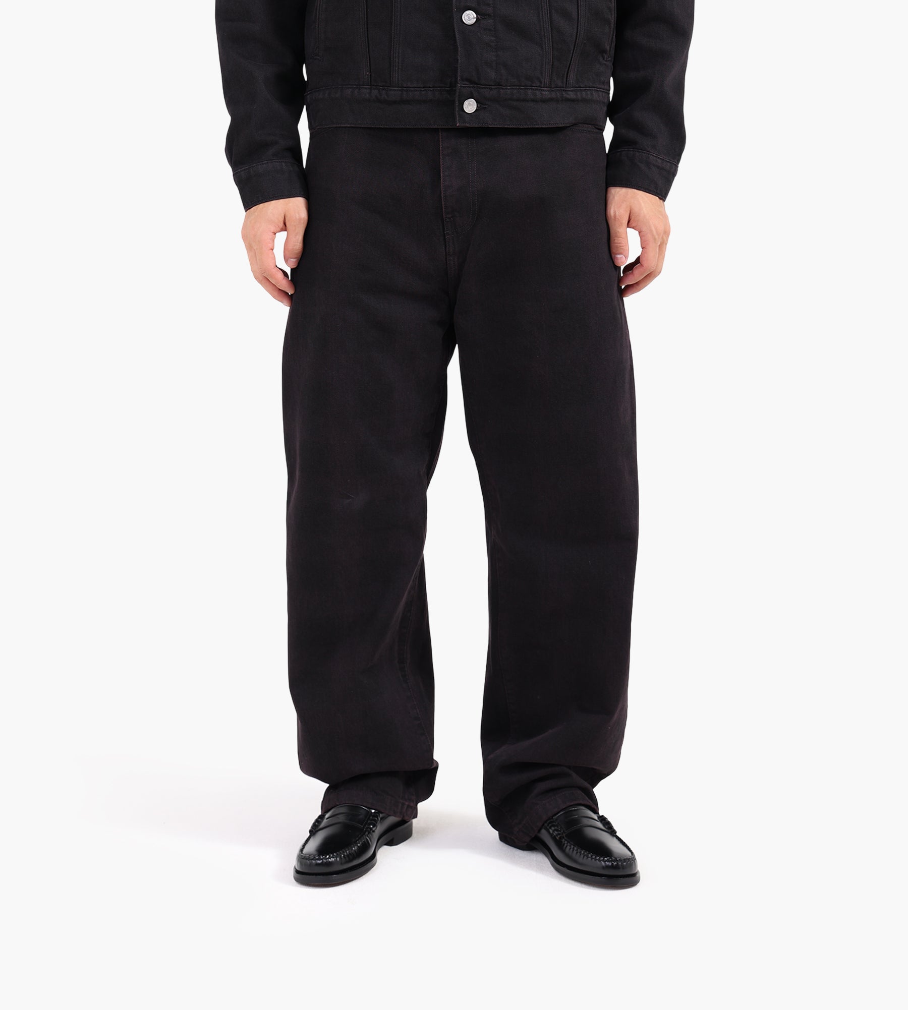 Carhartt WIP Everson Pant Everson Print Black Palisander