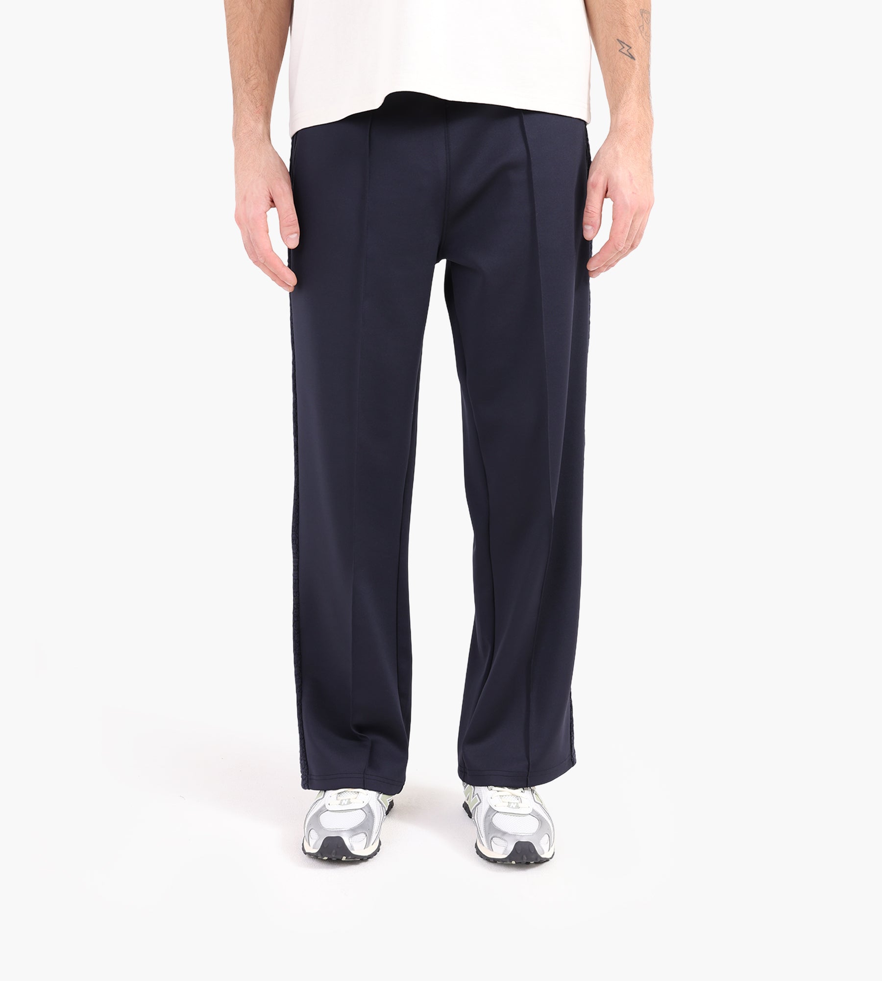 Palmes Tricot Track Pants Navy