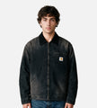 Carhartt WIP OG Detroit Jacket Black Black Tobacco Used Wash