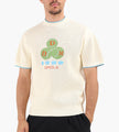 Drôle de Monsieur Drùle 1990 Openwork Knit T-Shirt Off White