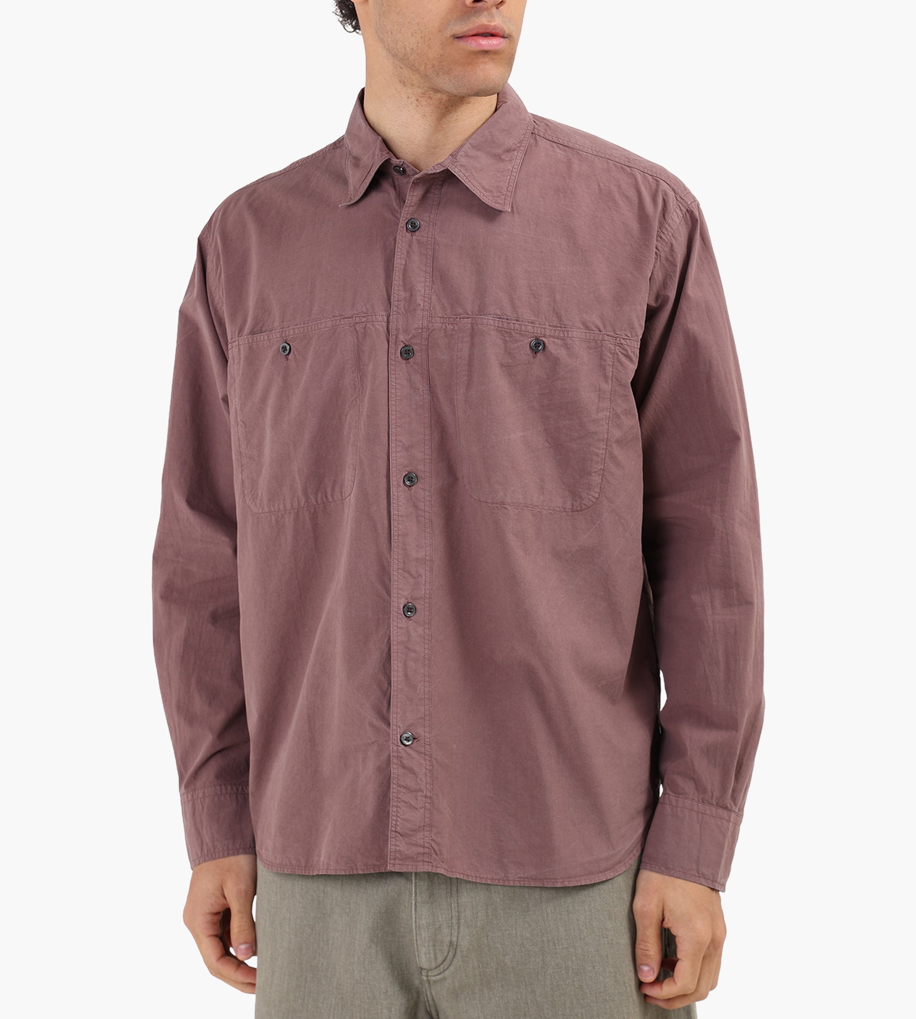 Norse Projects Falster Tencel Oversize Shirt Peppercorn
