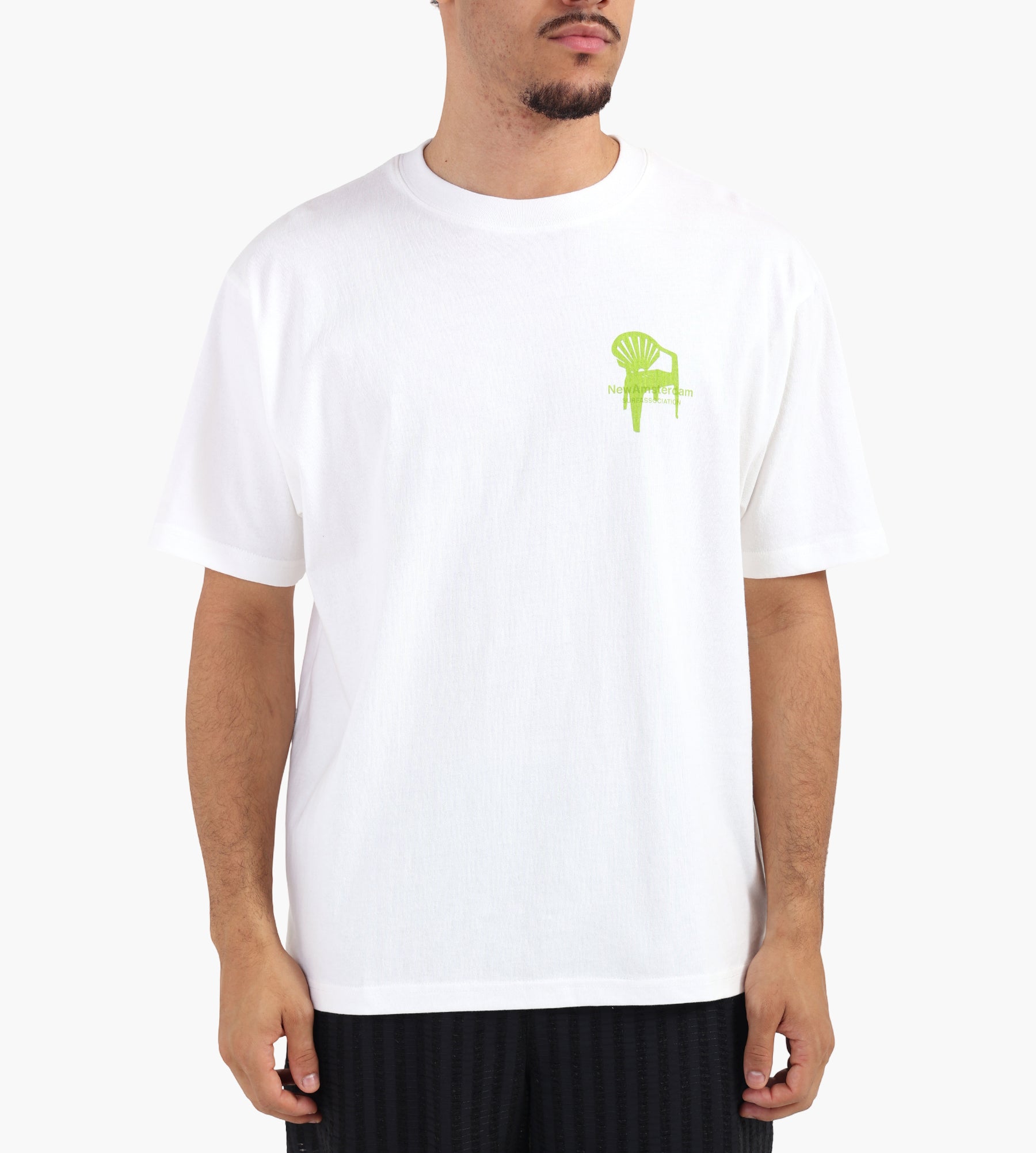 New Amsterdam Surf Association Chair Tee White