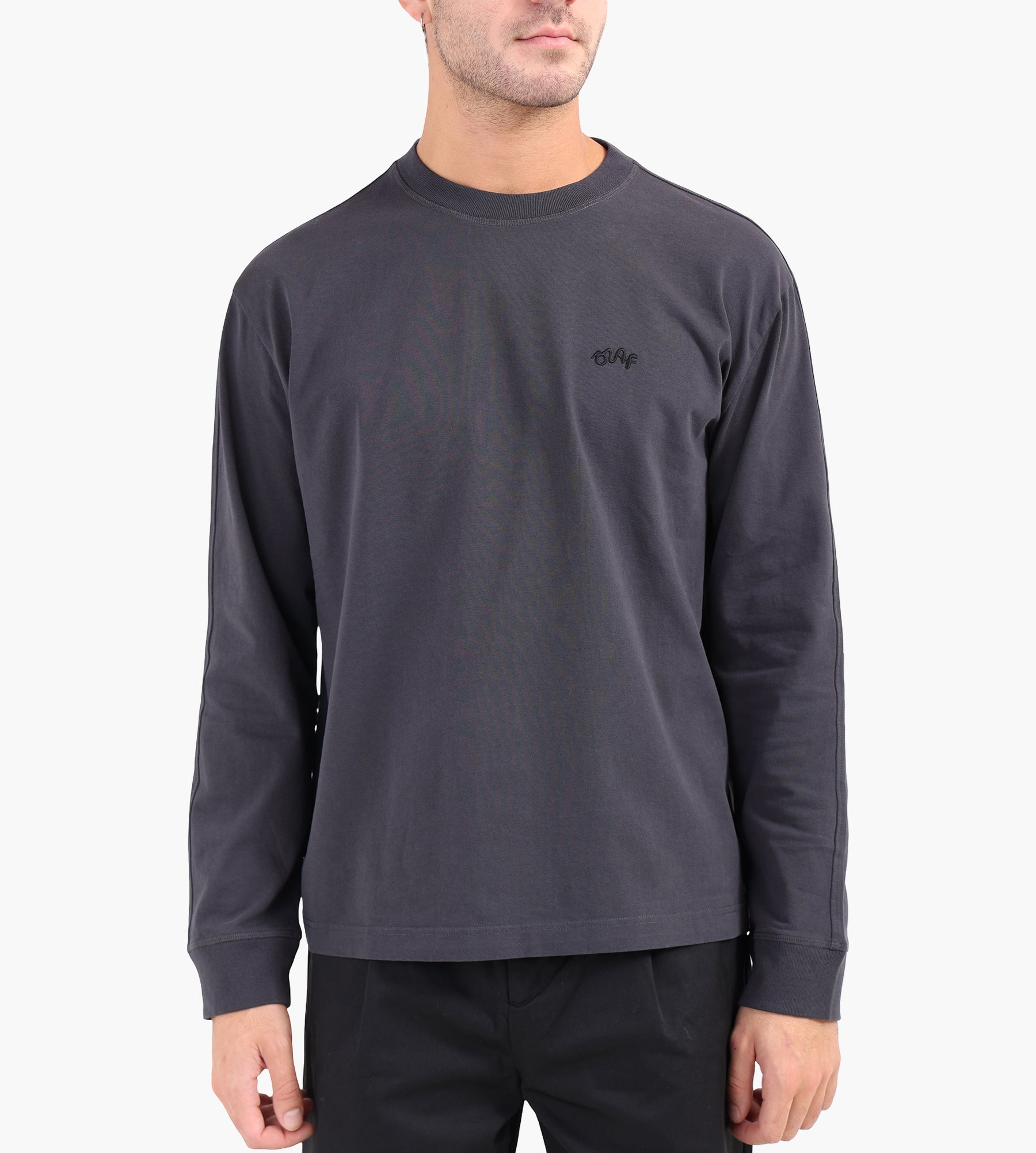 OLAF Signature Longsleeve Charcoal