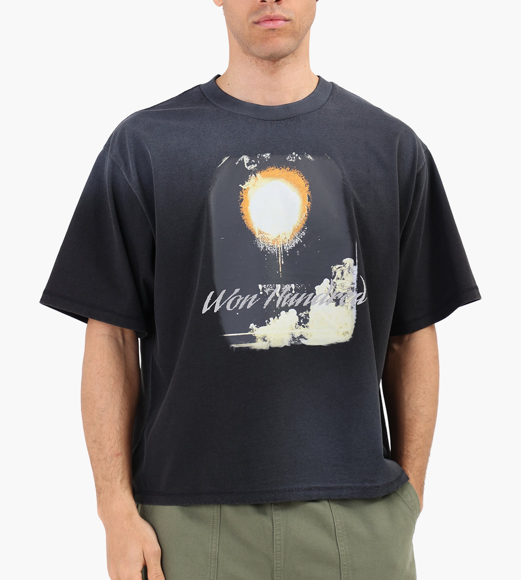 Won Hundred Houston Rocket T-shirt M Black COMB.