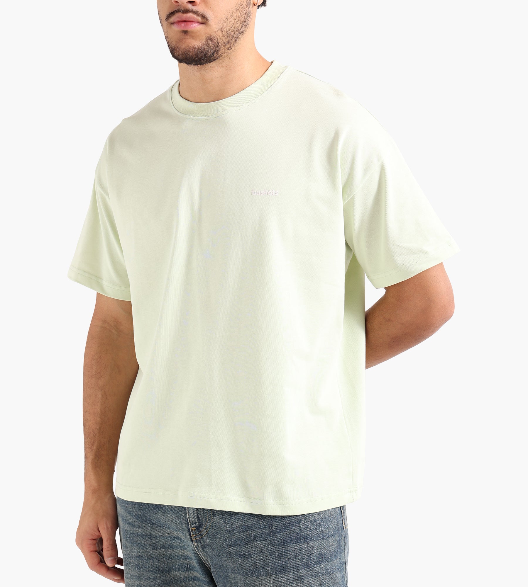 Baskèts Modern Essential Tee Tea Green