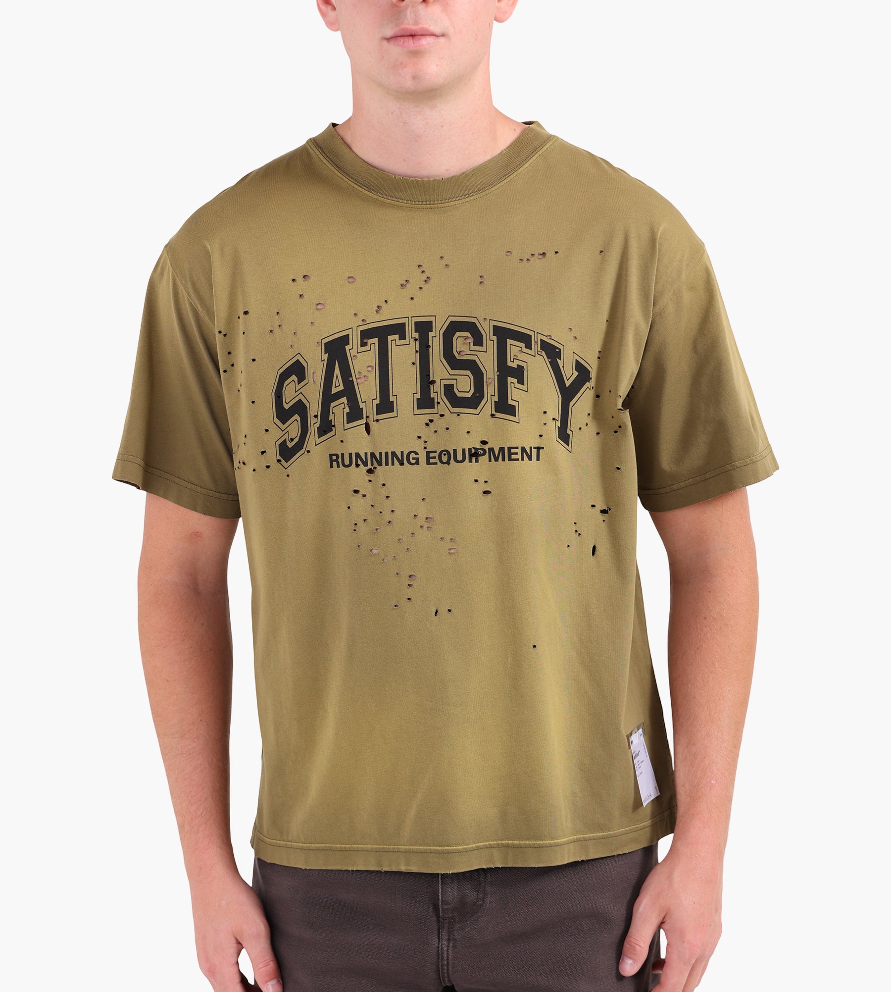 Satisfy MothTech T-Shirt Sun Bleached Military Olive