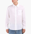 OLAF Linen Blend Relaxed Shirt Optical White