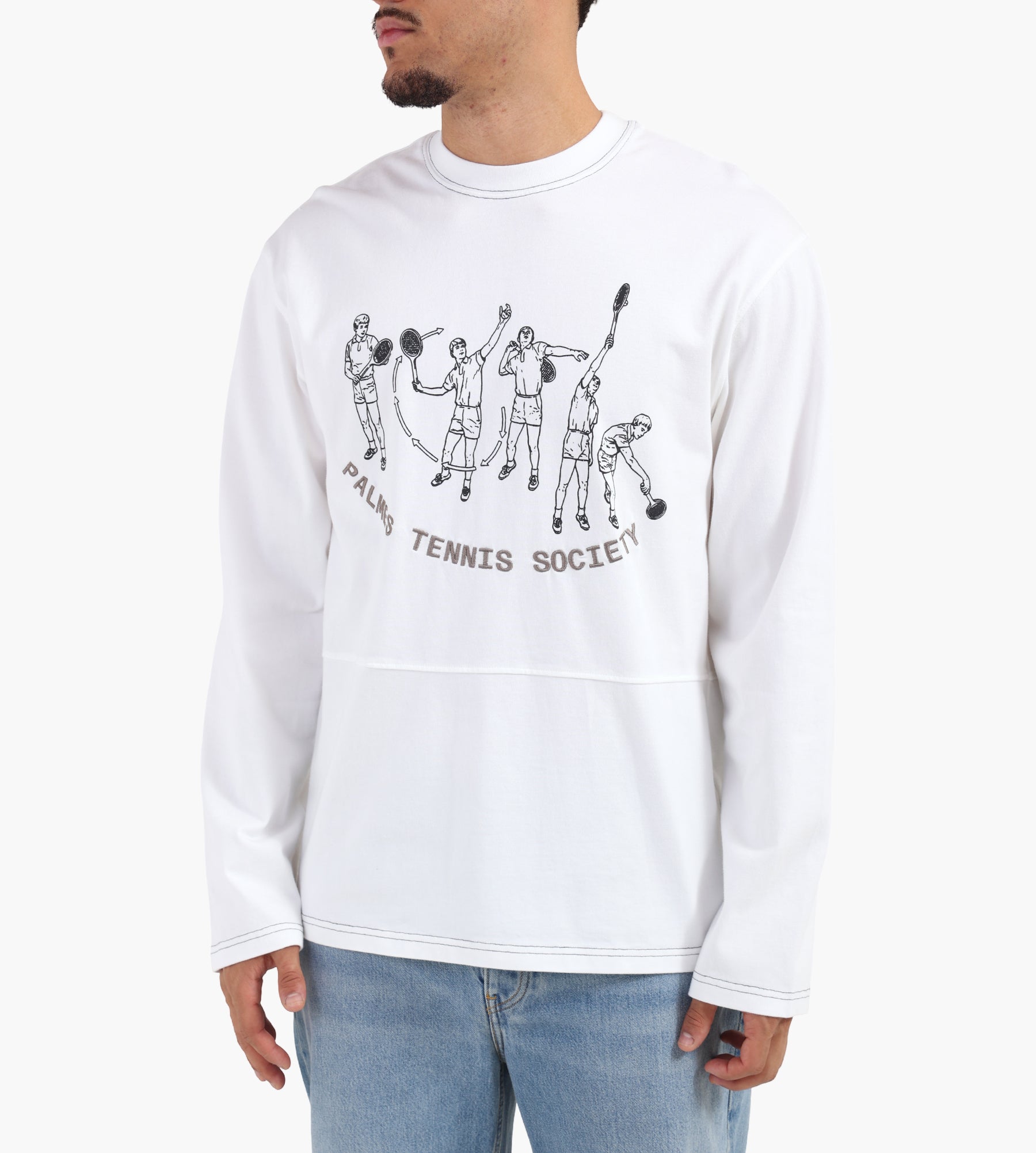 Palmes Practice Tennis Top Off-White