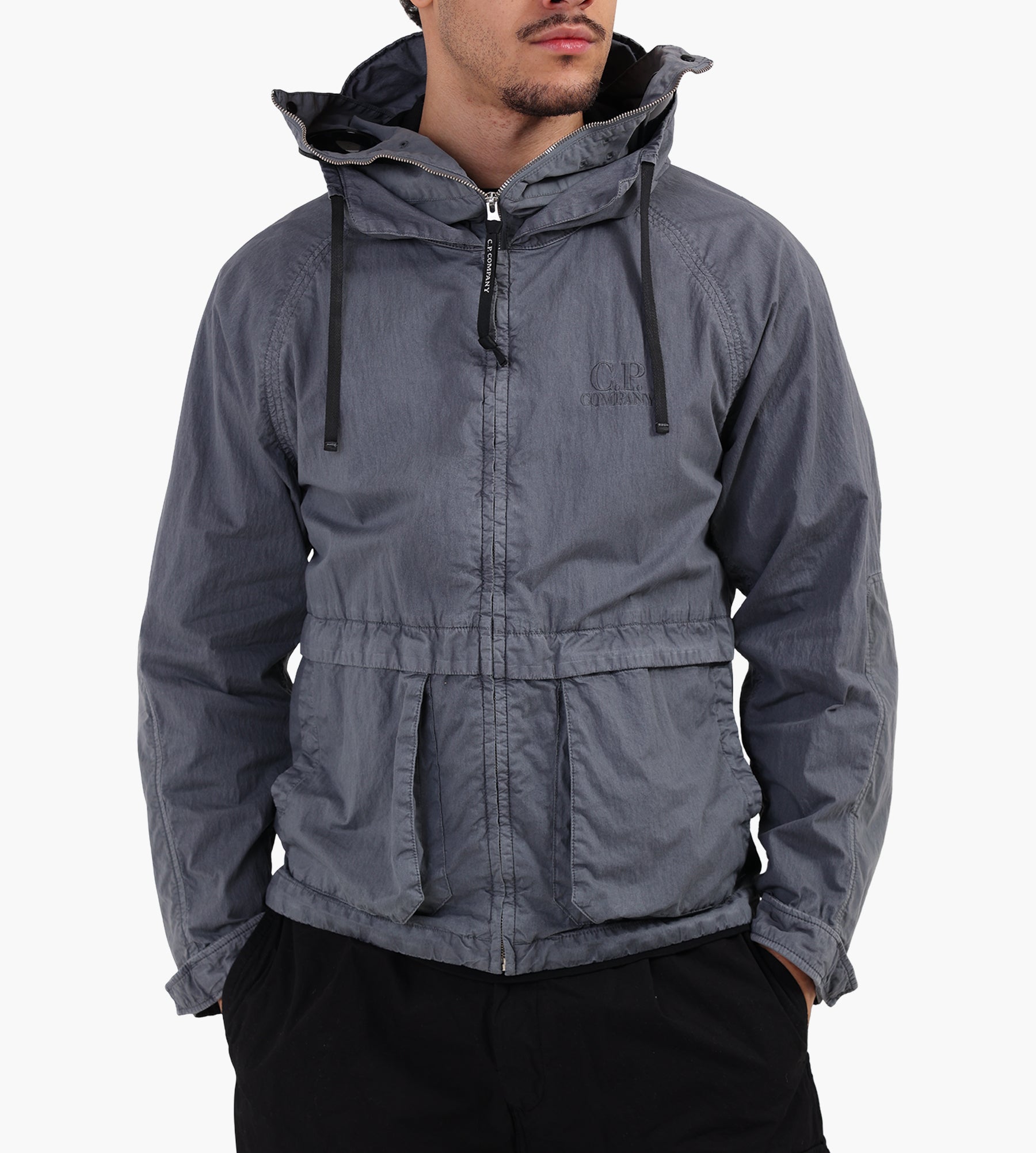 C.P. Company 50 Fili Wax Explorer Jacket Gunmetal