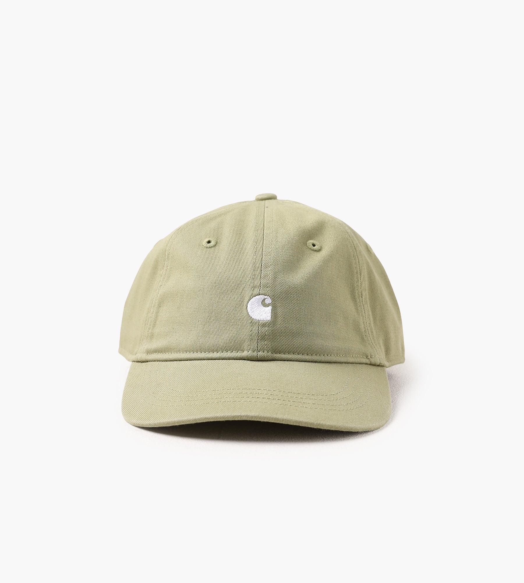 Carhartt WIP Madison Logo Cap Gentle Green White