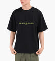 OAMC Peacemaker Oversize Tee Stencil Print Black