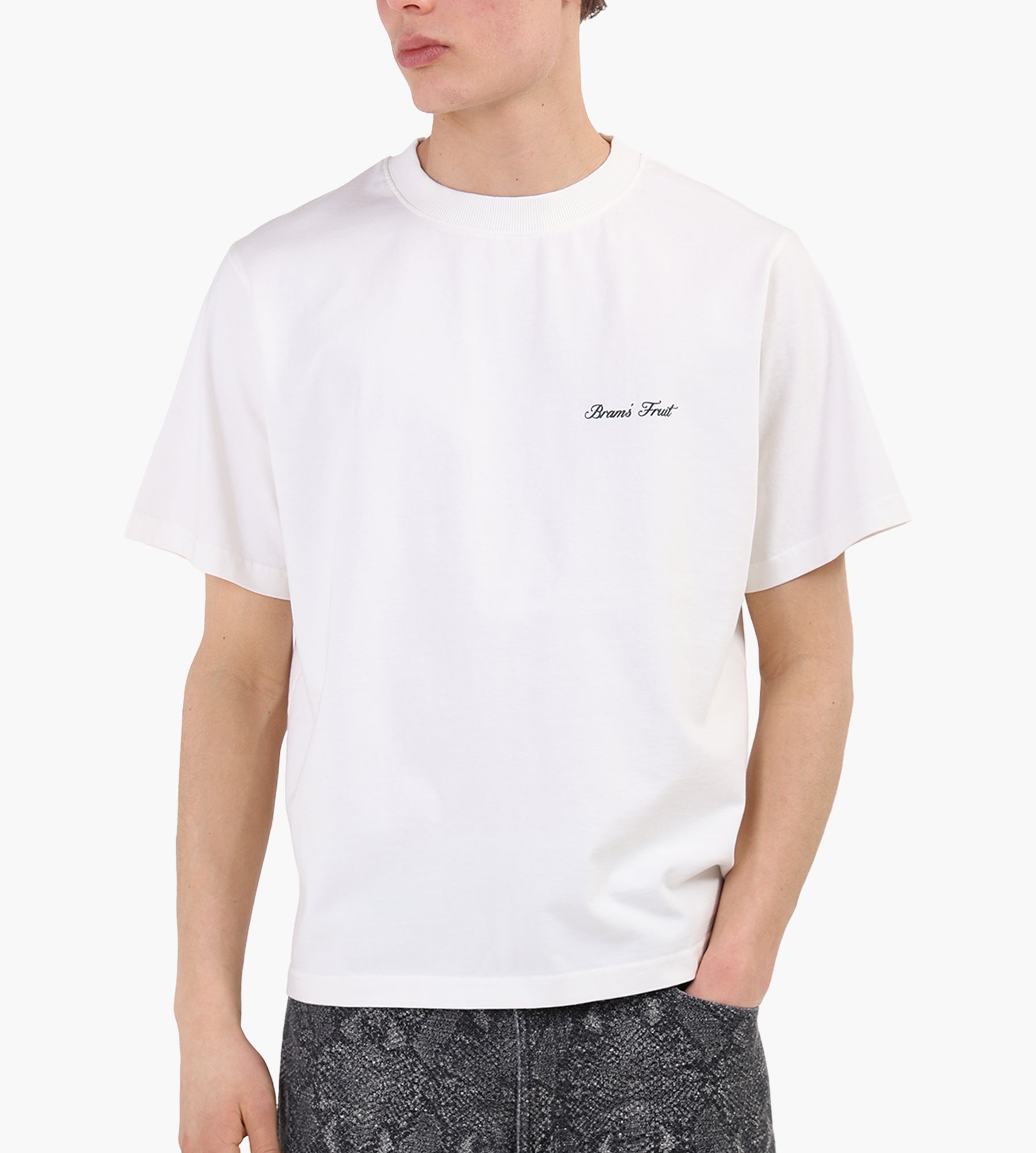 Bram's Fruit Gardening Label T-shirt White