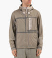 Ten-C Wind Combo Bonded Shirt Pale Taupe
