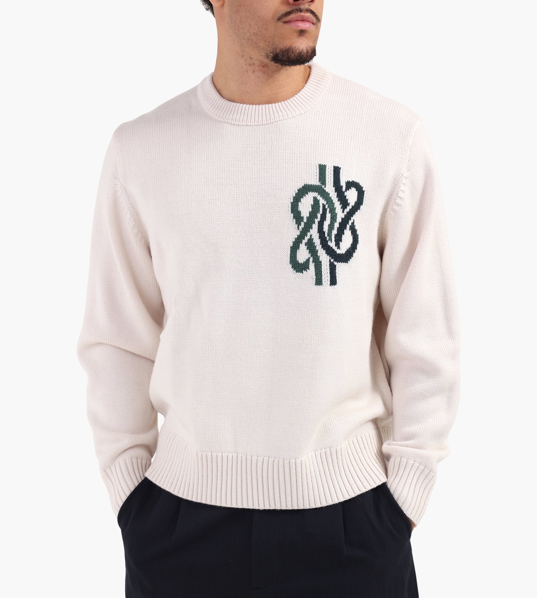 Filling Pieces Knit Sweater Knot Antique White