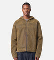 Daily Paper Velvet Shield Denim Jacket Brown
