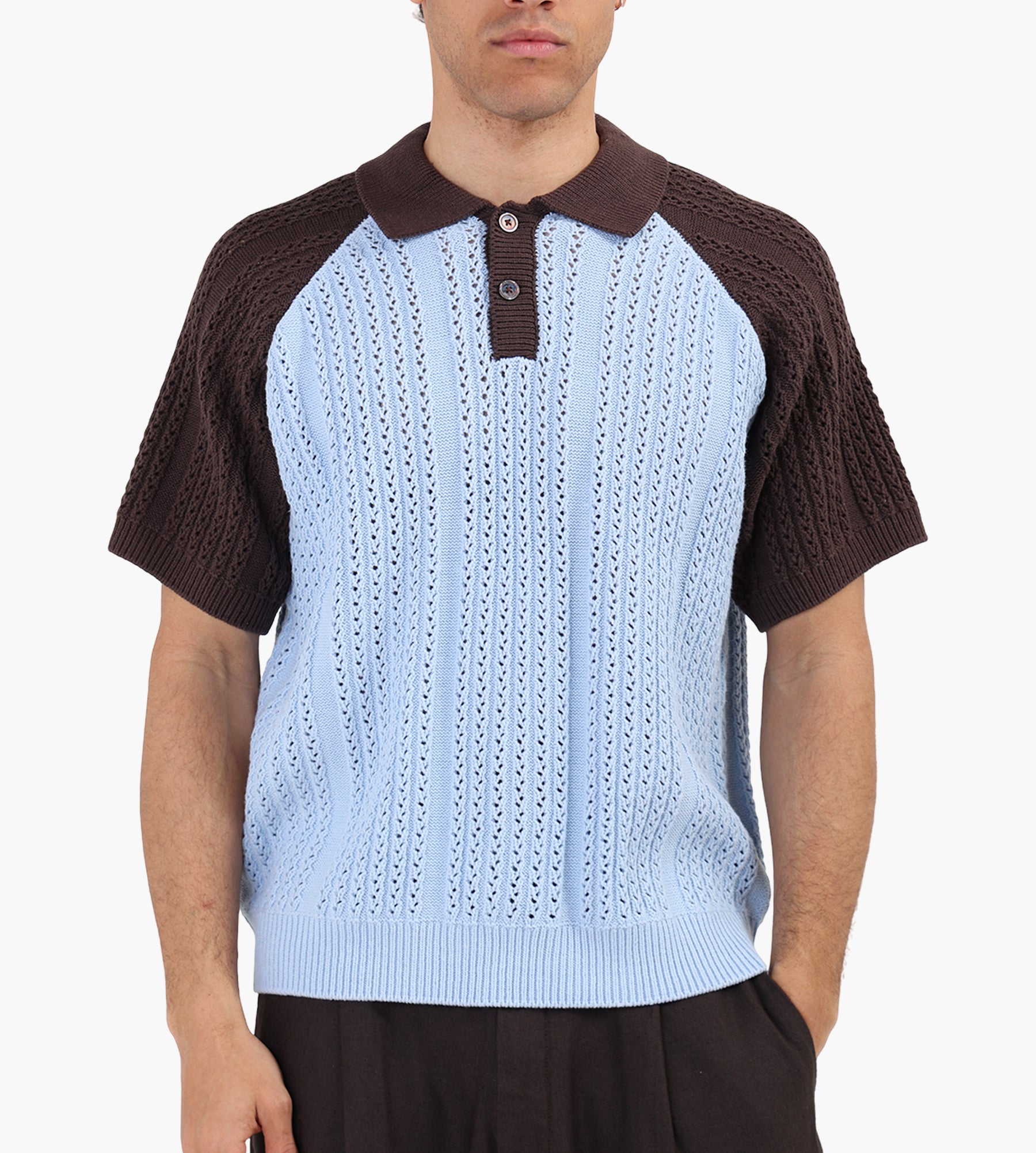 Obey Abel Polo Sweater Skyway Multi