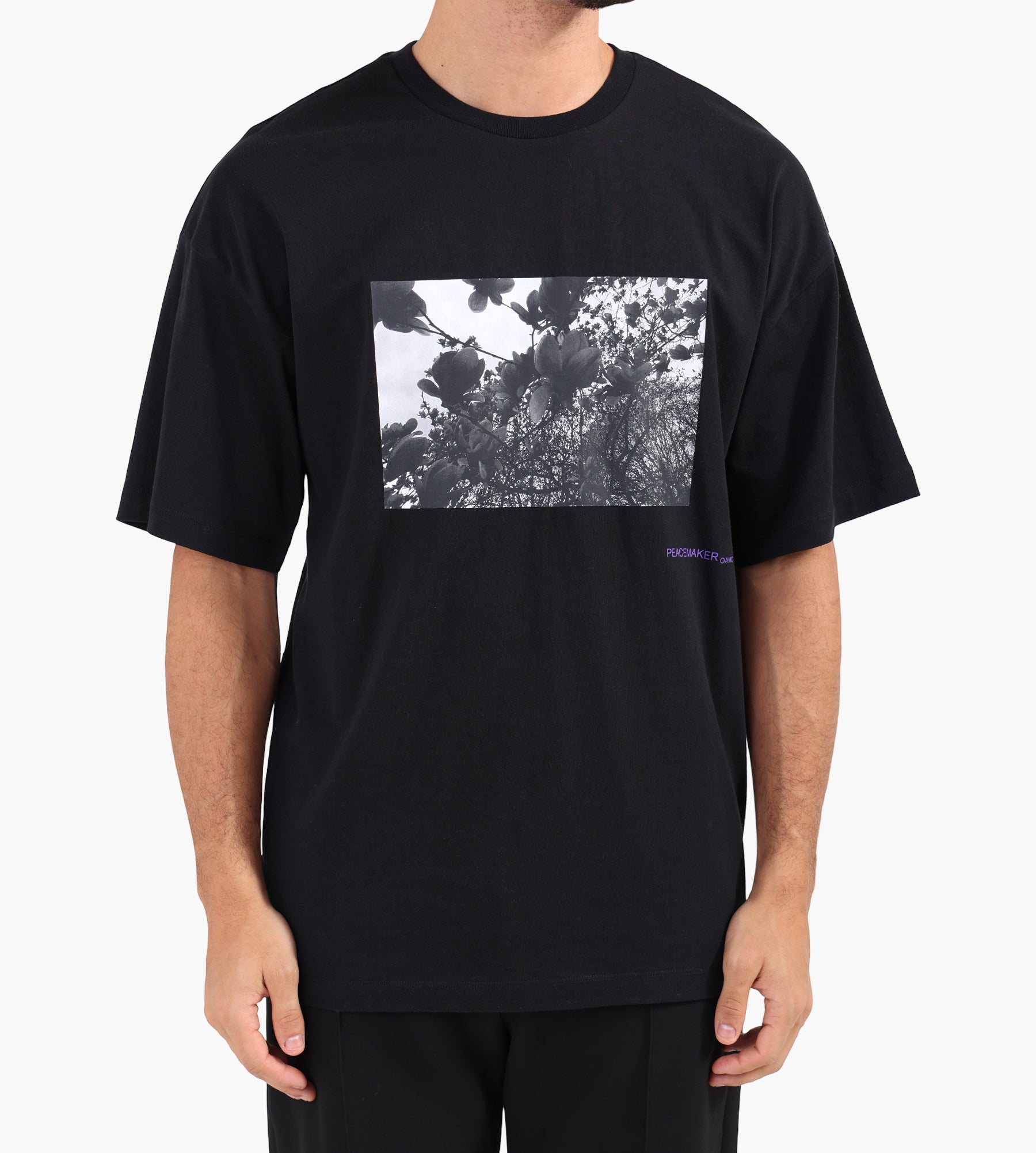 OAMC Peacemaker Loose Fit T-shirt Star Print Black