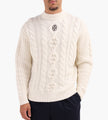 Drôle de Monsieur La Maille Torsade Off White
