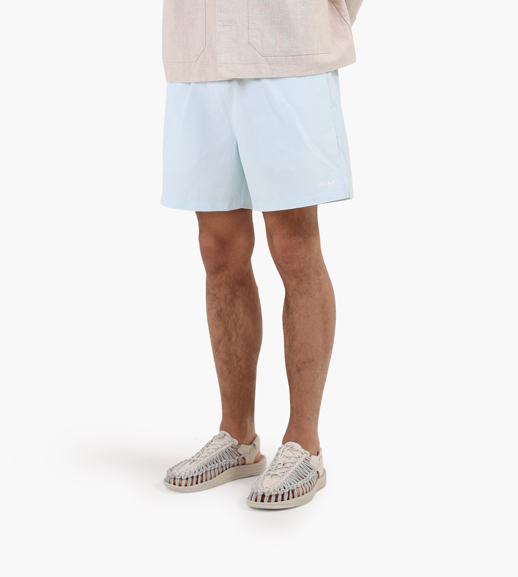 OLAF Texture Regular Swim Shorts Salt Air