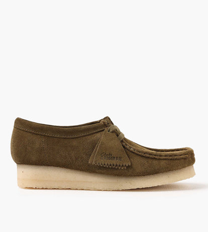 靴 Clarks Originals Wallabee Olive Canvas Clarks Originals Wallabee. Olive Suede