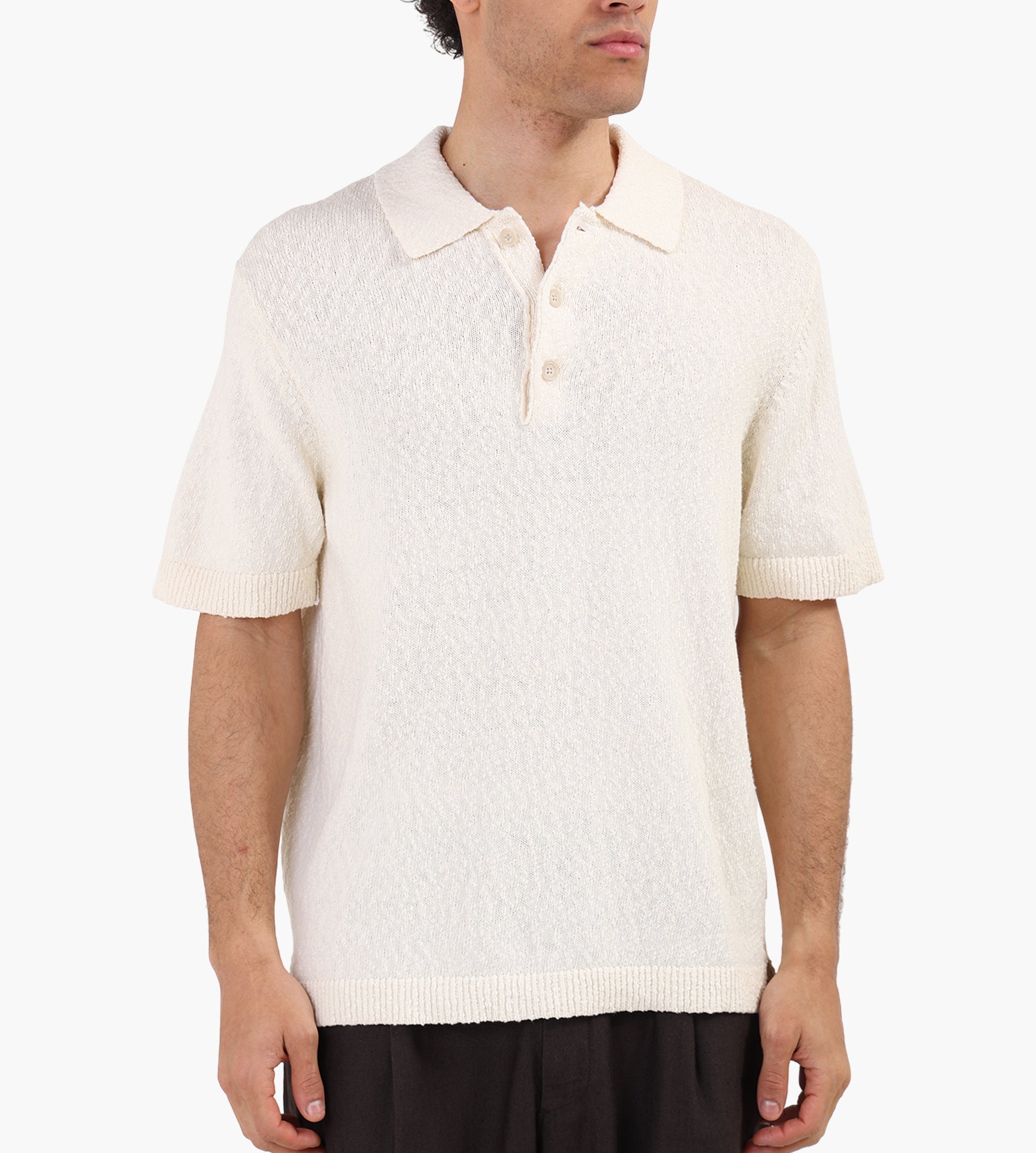 NN.07 Randy Short Sleeve Polo 6690 Ecru