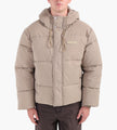 Bram's Fruit Hooded Puffer Jacket Khaki