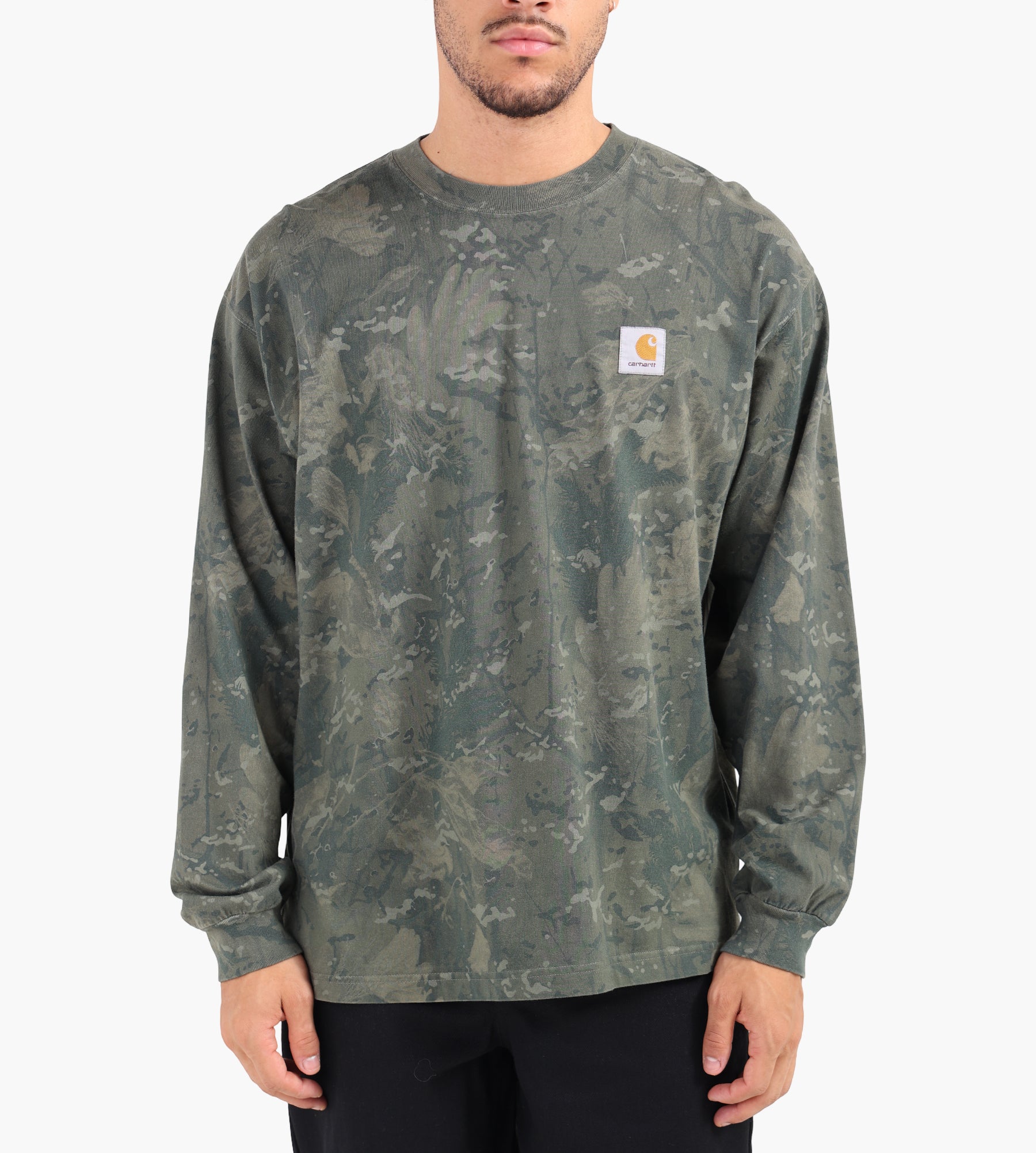 Carhartt WIP Camo Combi Longsleeve Camo Combi Green Olive
