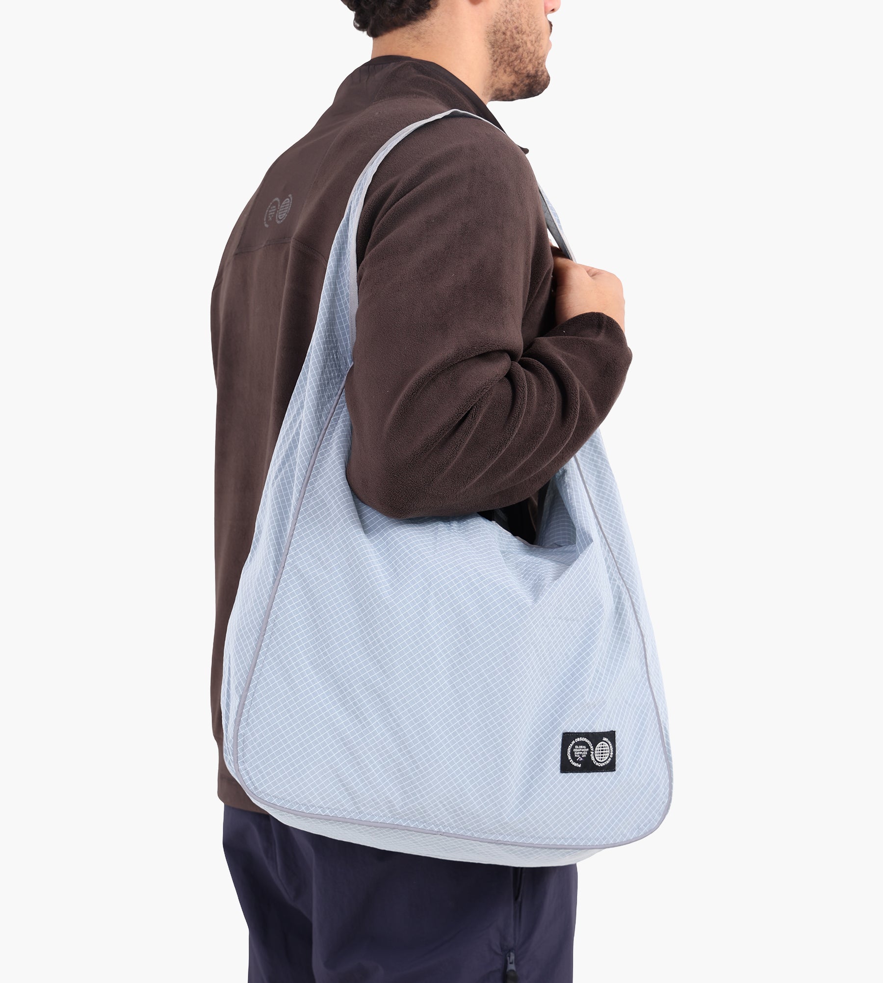 Purple Mountain Observatory Camping Tote Sky Blue