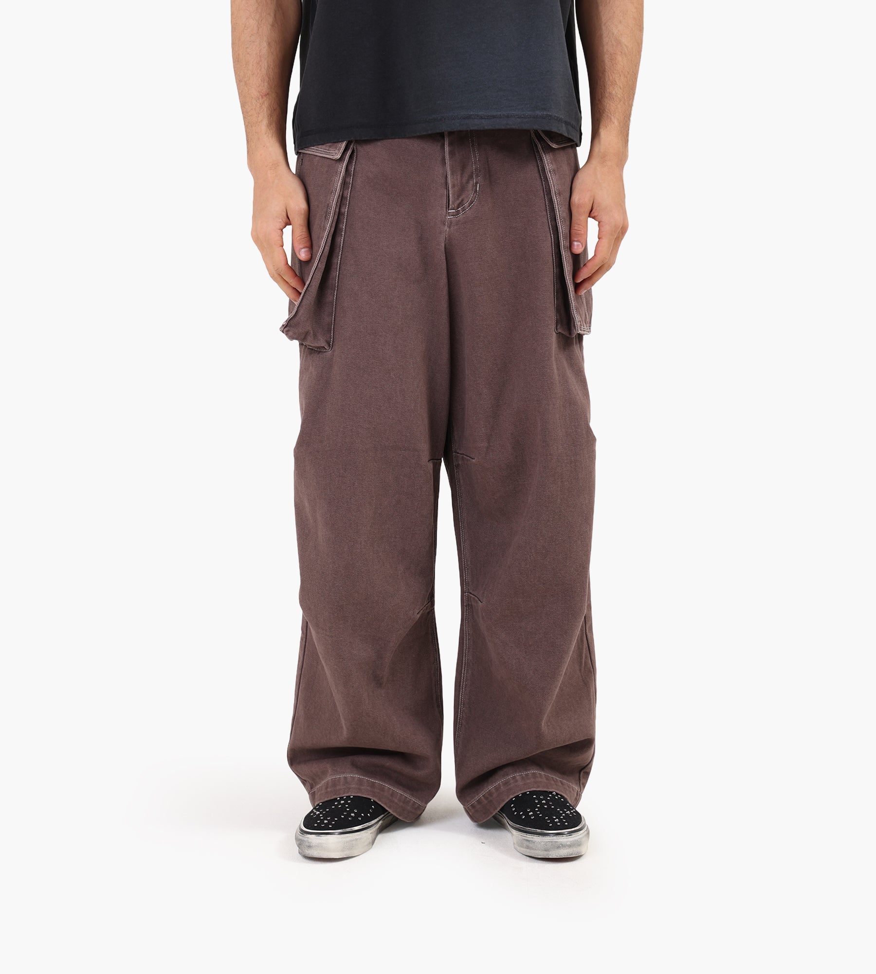 PAL Sporting Goods Kebari Wide Leg Pants Deep Mahogany