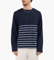 BONNE Sailor Shirt Navy White