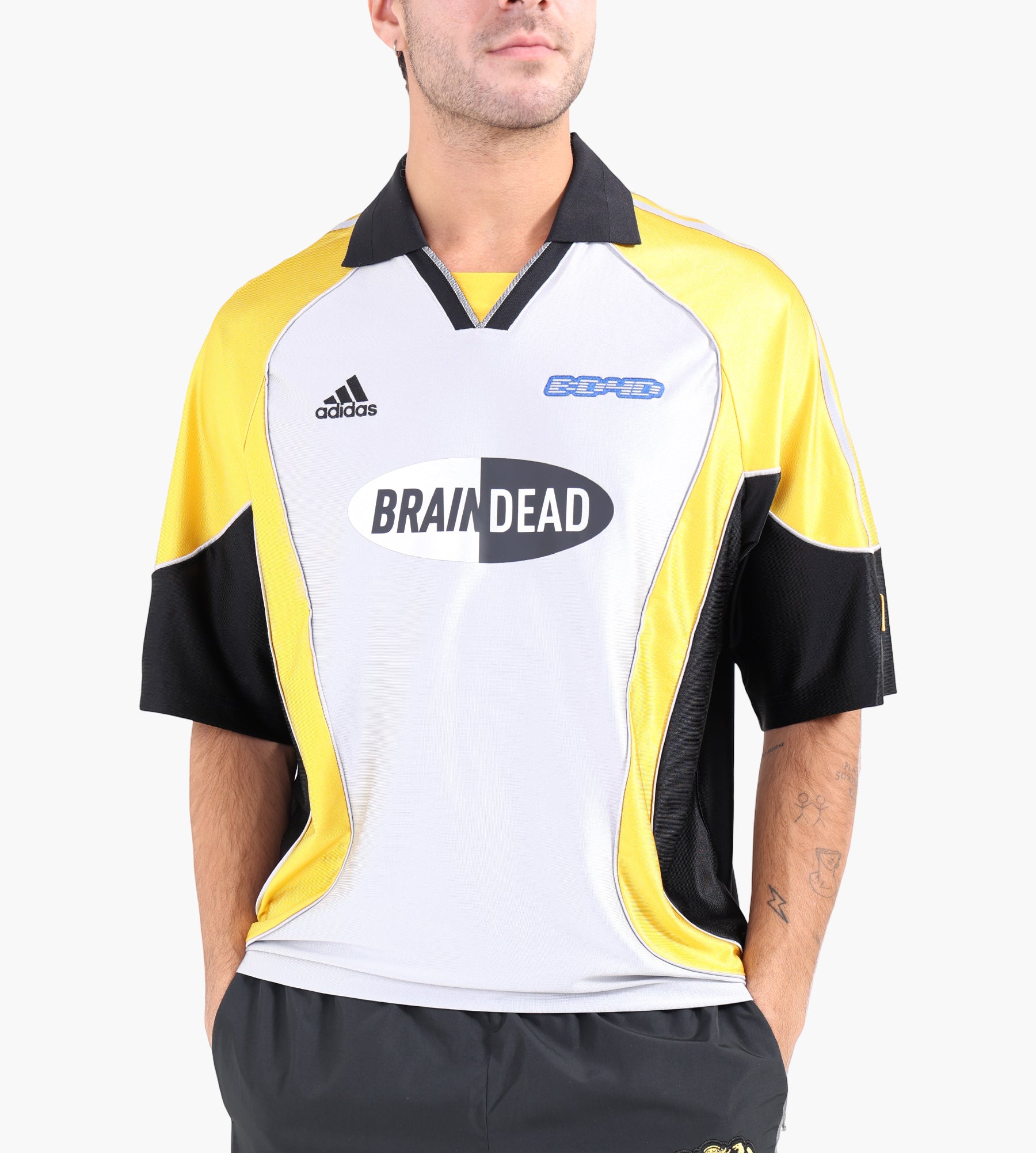 Adidas x Brain Dead FB Jersey Silvmt