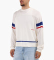 about:blank Knitted Hockey Top Cotton Oat Red Blue